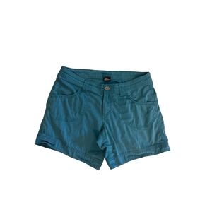 Women 6 Kuhl Blue Cotton Shorts Travel Outdoor Hike Camp